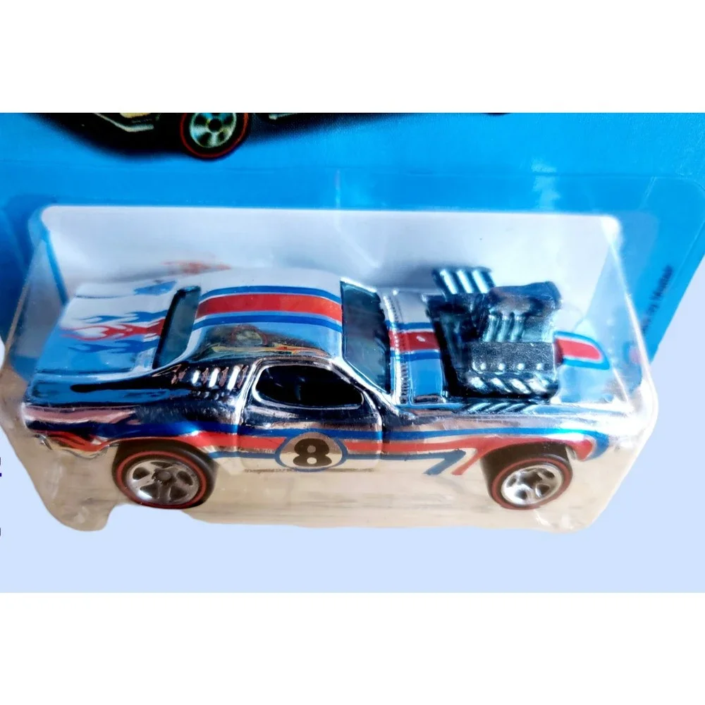 2006 Hot Wheels RODGER DODGER Super Chromes REDLINE 5 SPOKE Silver 1:64 MOC